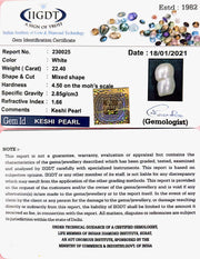 22.40/CT NATURAL KESHI PEARL